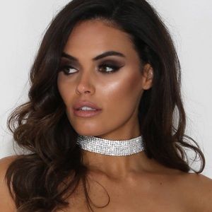 Diamond choker necklace
